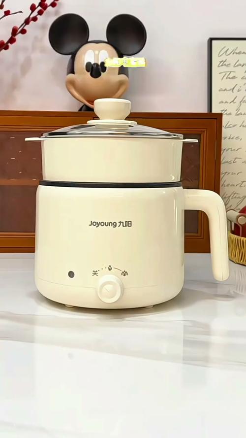 8l小容量800w大火力电煮锅3档火力调节不粘内胆好清洗上蒸下煮 多功能